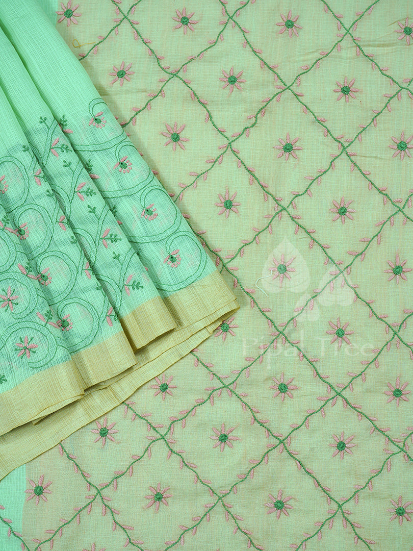 Chikankari On Green Kota