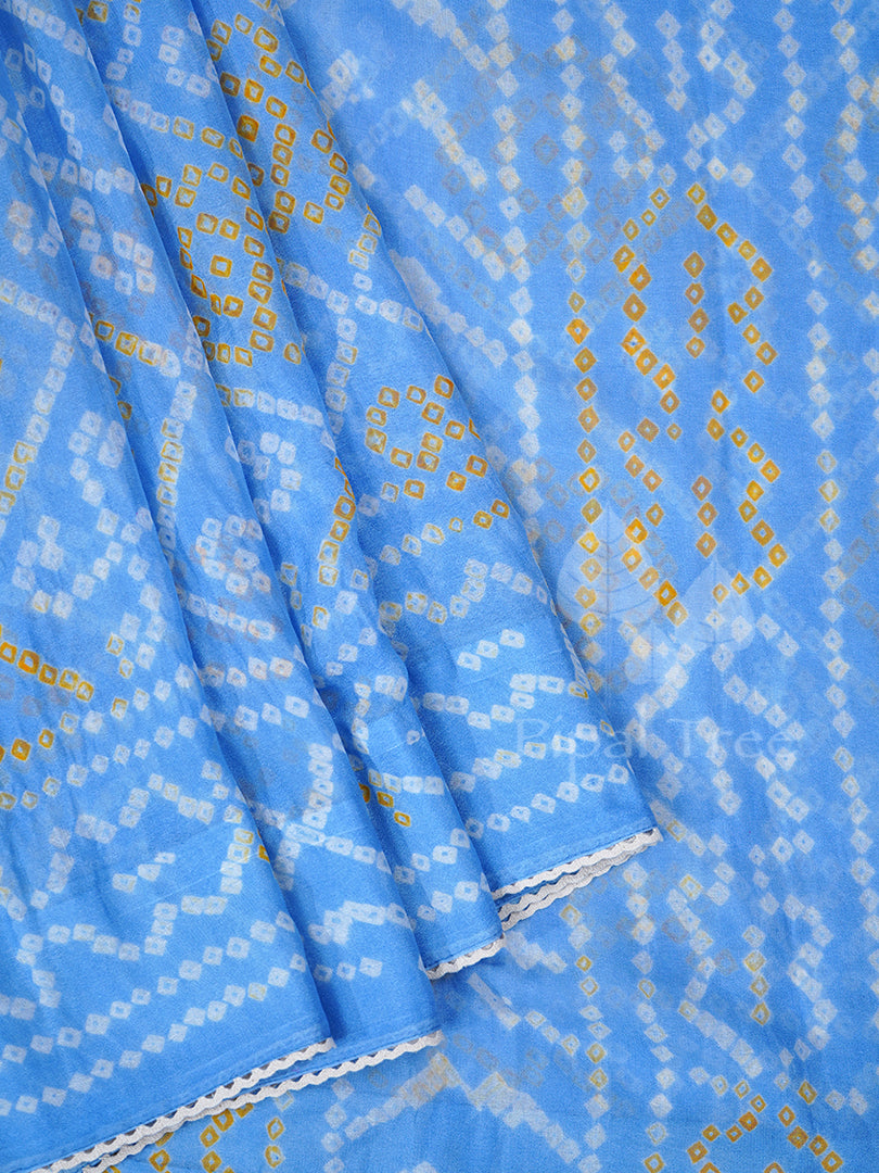 Blue Crepe Bandini