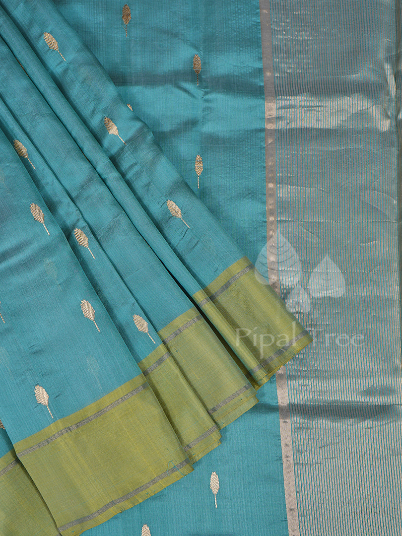 Green Chanderi Silk