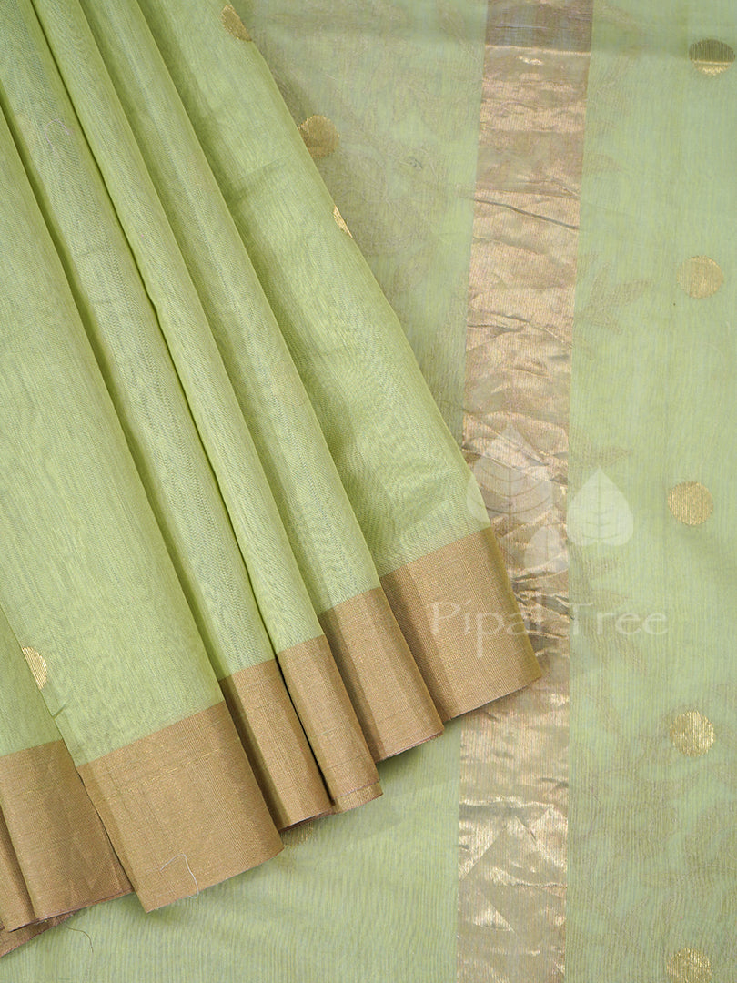 Apple Green Chanderi