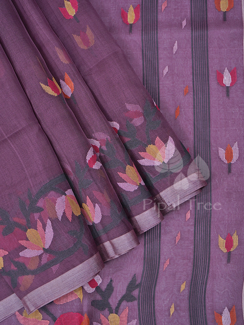 Muslin Jamdani Brown