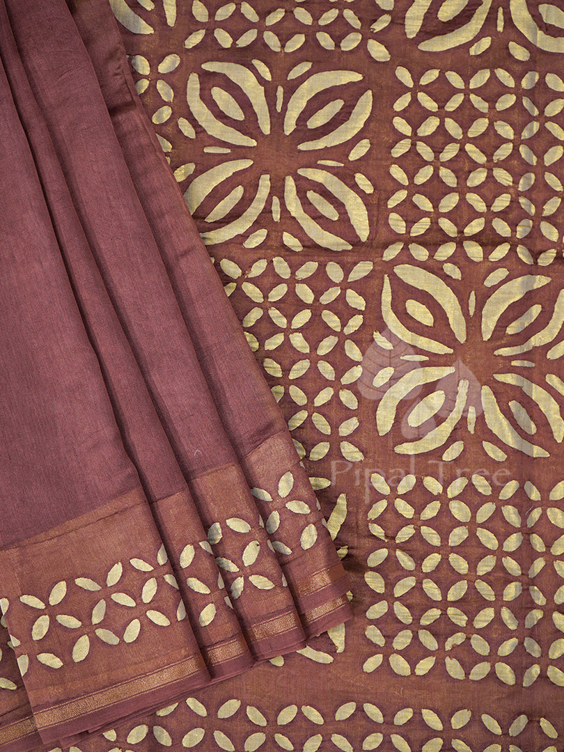 Brown Applique