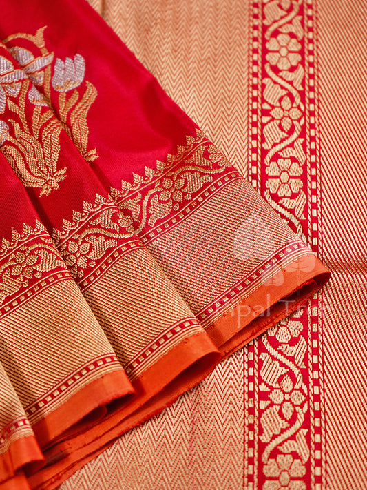 Red Banaras Silk