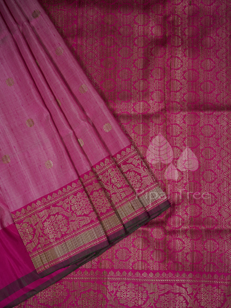 Pink Raw Silk
