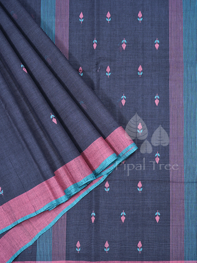 Grey Black Khadi