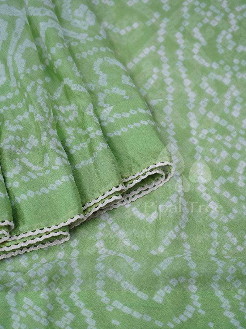 Green Crepe Bandini