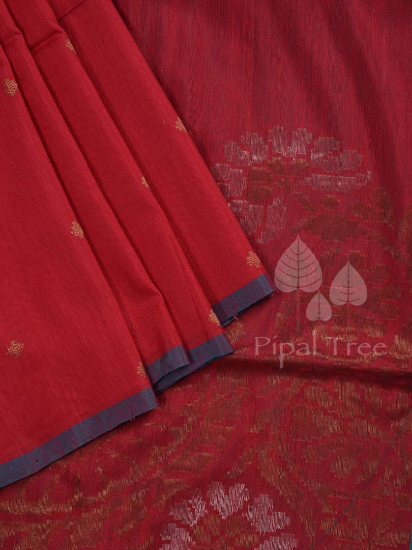 Pink South Silk saree by Piple Tree with a rich texture and elegant drape