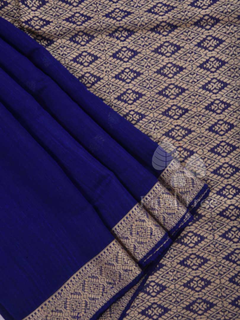 Royal Blue Mulberry Silk