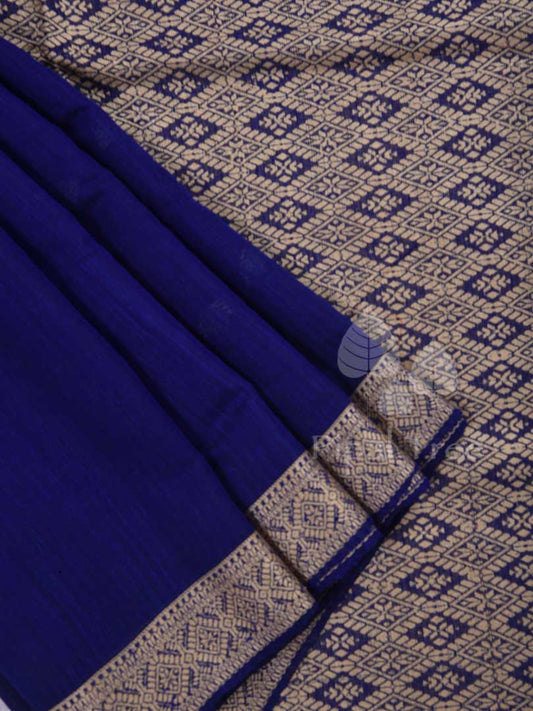 Royal Blue Mulberry Silk