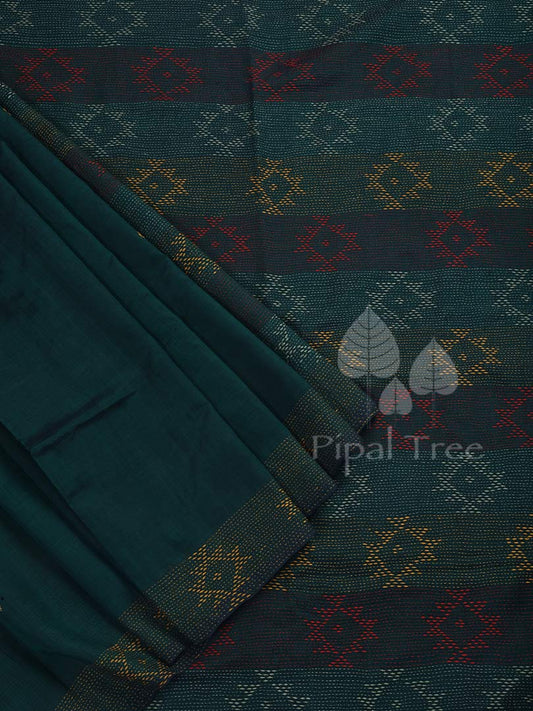 Mangalgiri saree with Kantha embroidery by Piple Tree