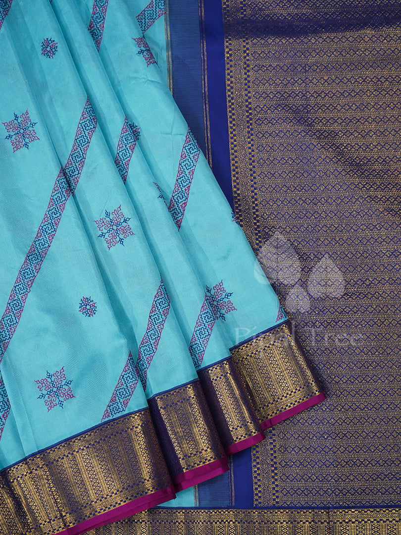 Blue Kanchi Kasuti