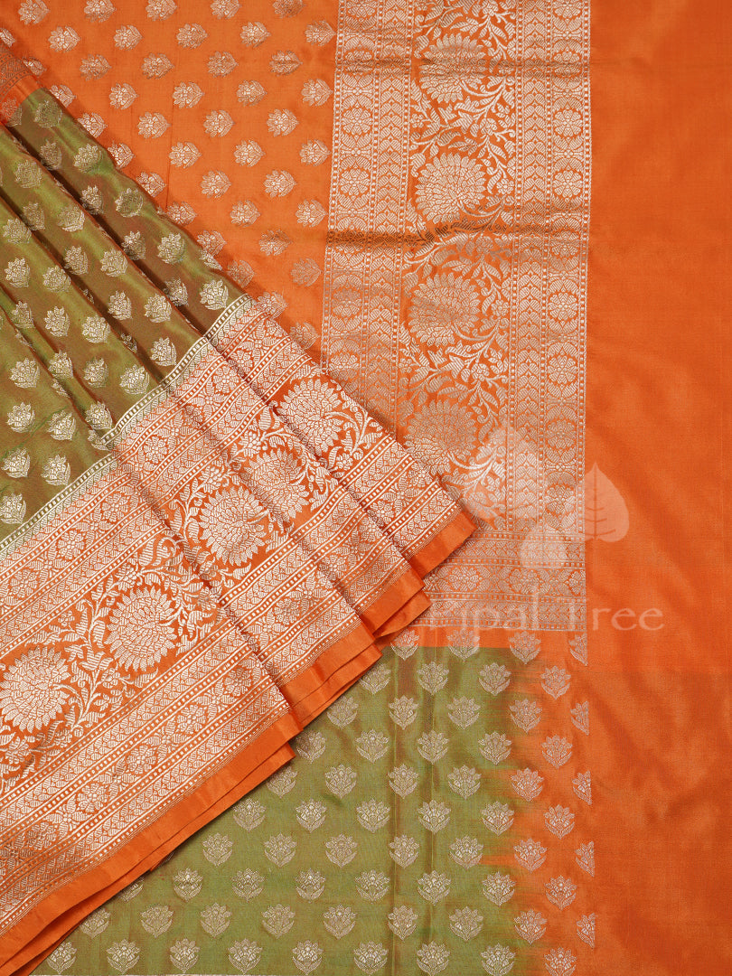 Yellow Big Border Banaras