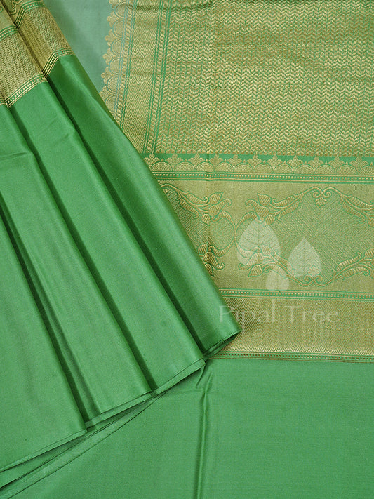 Green Shaded Mashru Silk