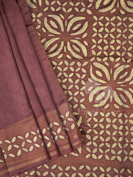 Brown Applique