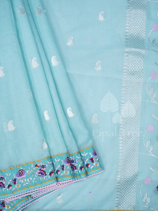 Blue Kota Embroidery
