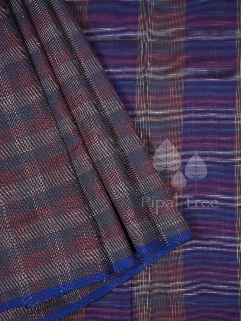 Grey Multi Checks Cotton