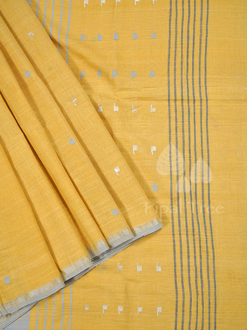 Yellow Natural Dye Khadi