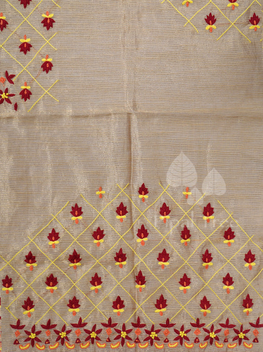 Peach Tissue Fabric