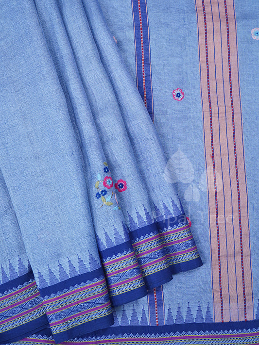 Vidarbha Tussar Blue
