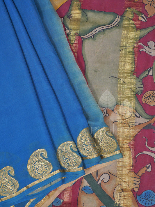 Kalamkari On Georgette