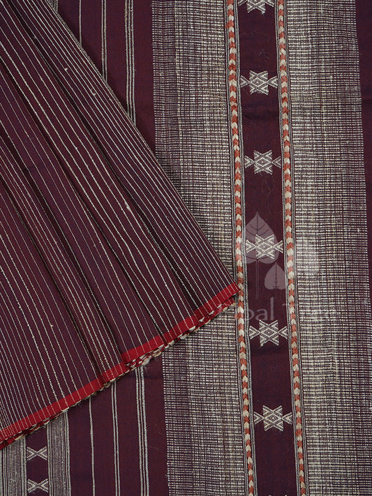 Brown Silk Tussar Bhujodi