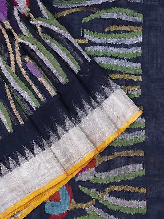 Navy Blue Ponduri Cotton