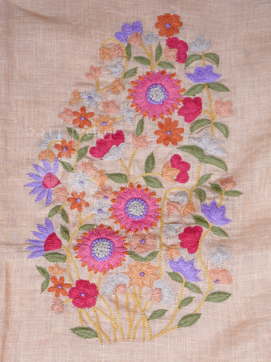 Peach Linen  Fabric