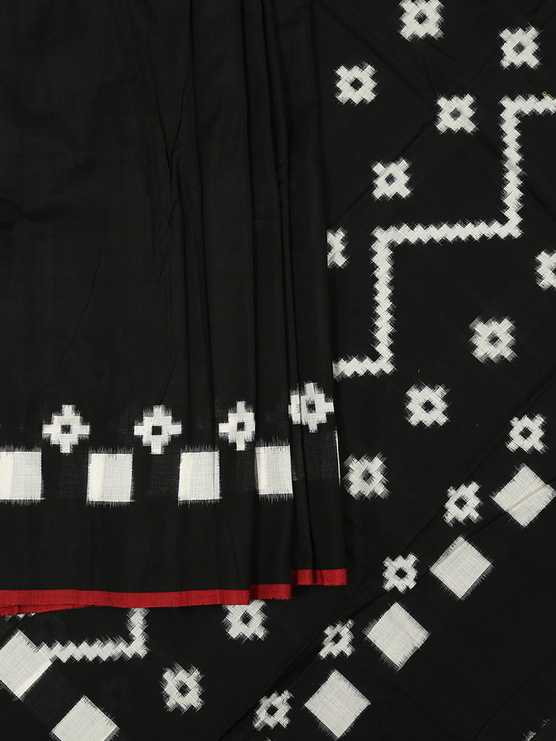 Double Ikkat in Black