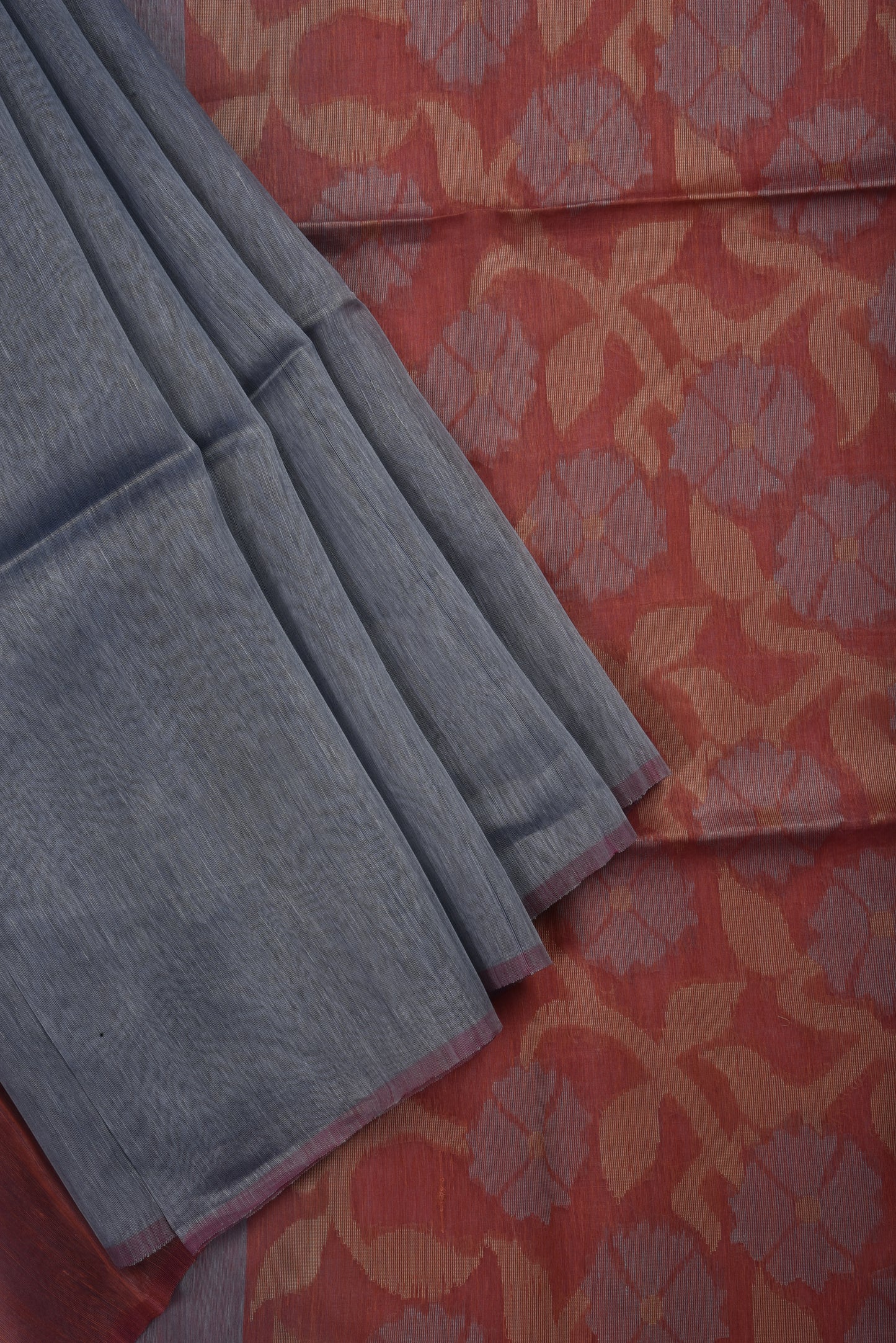Grey Silk Linen