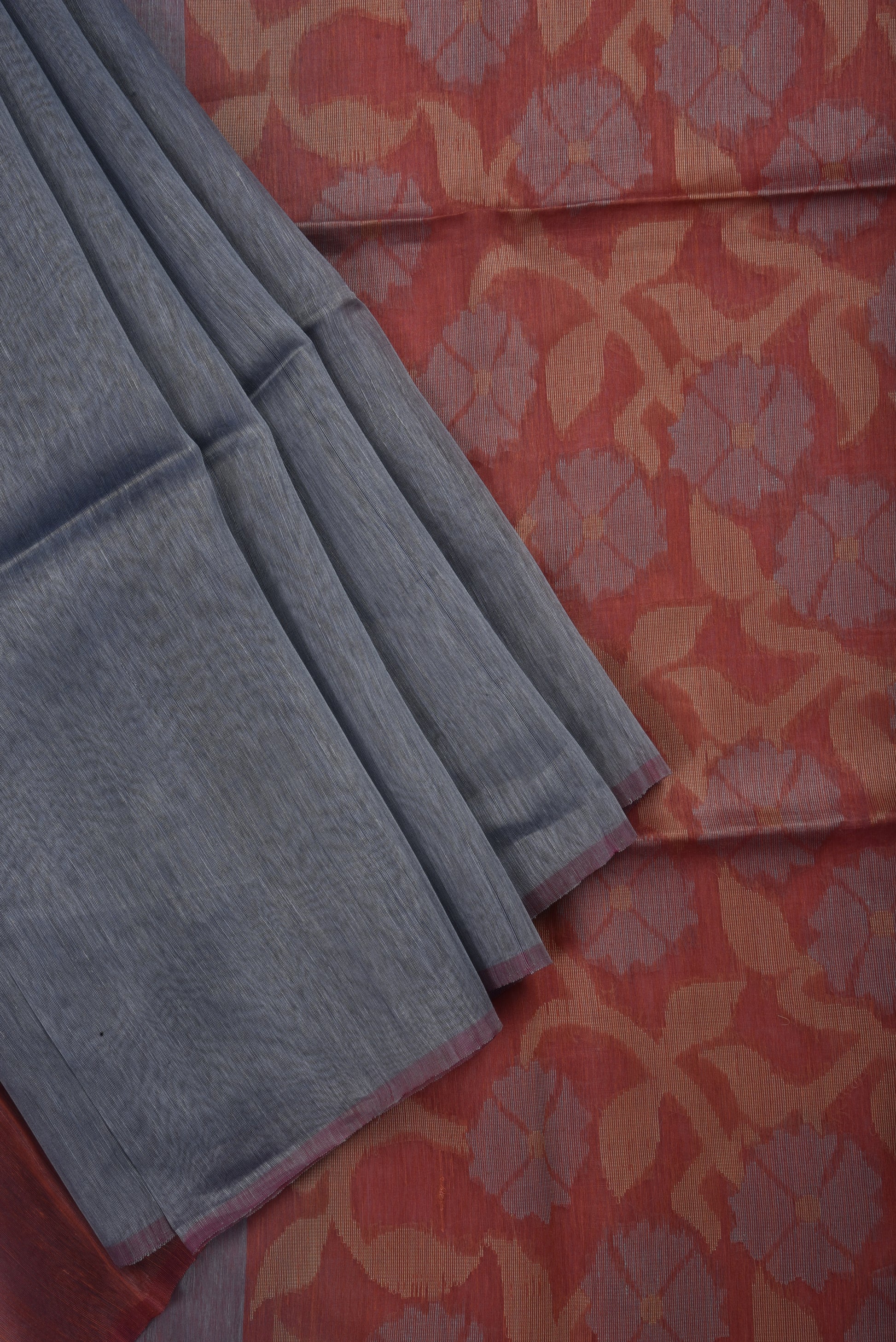 Grey Silk Linen